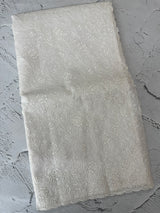 Premium Kota Moonga checks saree with embriodery MSH277 - White(3)