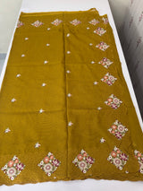 Silky kota saree with embriodery MS9087