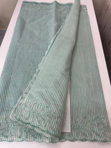 Mul chanderi saree with applique borders MSH111