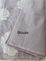 Soft Kota Chanderi saree with applique work MSH223 Lavender