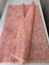 Viscose organza saree with thread work - MSH274