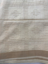 Soft blended tussar saree MKT121 (7) - Cream