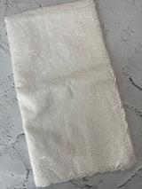 Premium Kota Moonga checks saree with embriodery MSH277 - White(1)