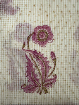 Glass Kota saree with Ajrakh prints MMK121