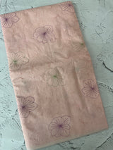 Mul chanderi saree with embroidery - MS1427 PastelPeachPink