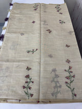 Kanta Handstitched Blended tussar silk saree MS15844