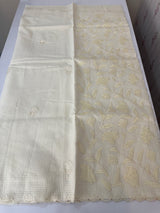 Moonga Kota checks saree with applique work MMC457