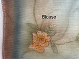 Kota cotton saree with hand embroidery MS10678