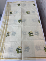 Kerala cotton saree - ‘’Aambal”