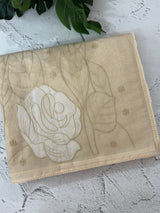 Soft Kota Chanderi saree with applique work MSH223 Beige