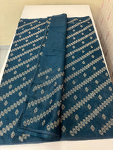 Silky kota saree with embriodery MS14808 - Teal