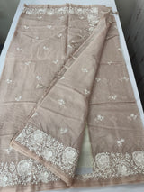 Soft Silky kota saree with embriodery MSF165 Pastel DustyMauve