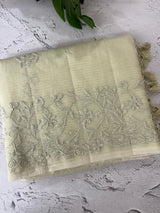 Premium NetKota saree with Hand Chikankari work MSH246
