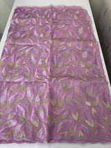 Glass organza saree with thread work- MOS351