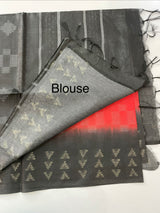 Bhagalpuri Semi tussar saree with contrast borders MST592
