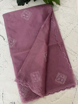 Organza saree with embroidery - MSH375
