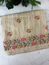 Premium Soft kota silk saree with cross stitch embroidery MSS711 (4)