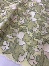 Jute Linen saree with thread work MSH206