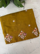 Silky kota saree with embriodery MS9087