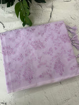 Netkota embriodery saree MSH263 Lavender