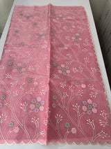 Viscose organza saree with thread work - MSH274