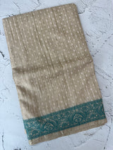 Blended tussar saree MTS608 - Beige