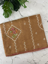 Silky kota saree with embriodery MS2450