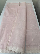 Chanderi cotton saree with embroidery - MSH4545 PastelPink