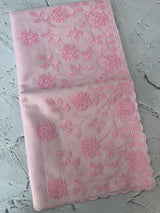 Moonga Kota checks saree with applique work MMC457