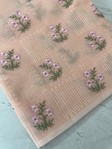 Netkota embriodery saree MS1496 PastelPeach