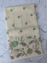 Lightweight Kota Supernet saree with embroidery MS143