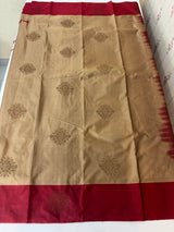 Semi silk saree with blouse MBS7854