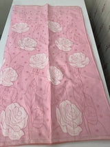 Soft Kota Chanderi saree with applique work MSH223 - Pink