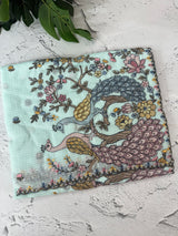 Kota silk saree embroidery MKS15452 - PastelBlue