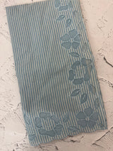 Mul chanderi saree with applique borders MSH111