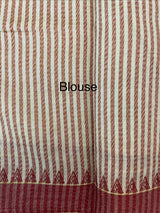 Blended tussar saree with embriodery - MSH1456