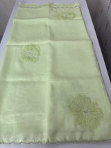 Soft crush Organza saree with beads work MBS679 PastelPista