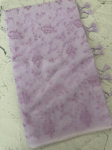 Netkota embriodery saree MSH263 Lavender
