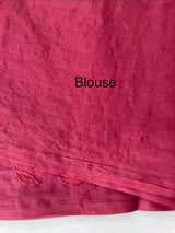 Mul chanderi saree with applique work MSH179 Burgundy