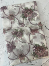 Handworked chiffon Organza saree MCS4534