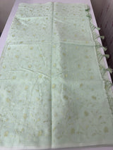Netkota embriodery saree MSH263 PastelGreen