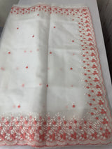Soft Organza saree with embroidery borders - MCW896