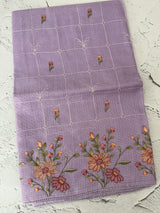 Silky kota embroidery saree MSK4333 Lavender