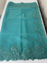 Soft Organza saree with embroidery borders - MSH299