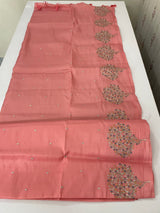Blended Kosa tussar silk with contrast blouse - MKD533