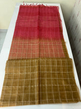 Semi Organza saree with checks - MSD634 (15)