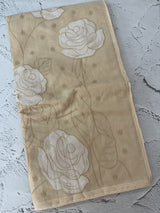 Soft Kota Chanderi saree with applique work MSH223 Beige