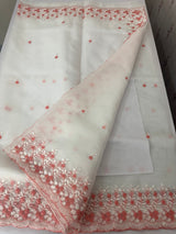 Soft Organza saree with embroidery borders - MCW896