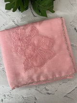 Soft crush Organza saree with beads work MBS679 Pink