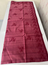 Cutwork Blended matka Tussar silk saree with embroidery MS4899